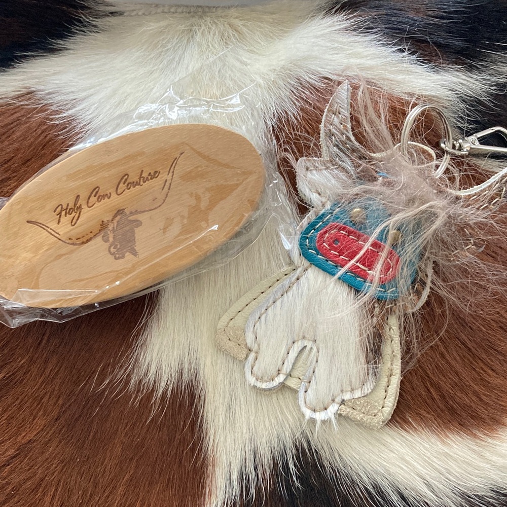 Cowhide Fringe Backpack - Picture 7 of 9